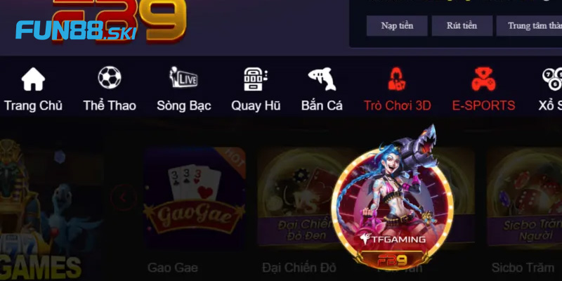 Khám phá kho game đẳng cấp từ nhà cái FB9